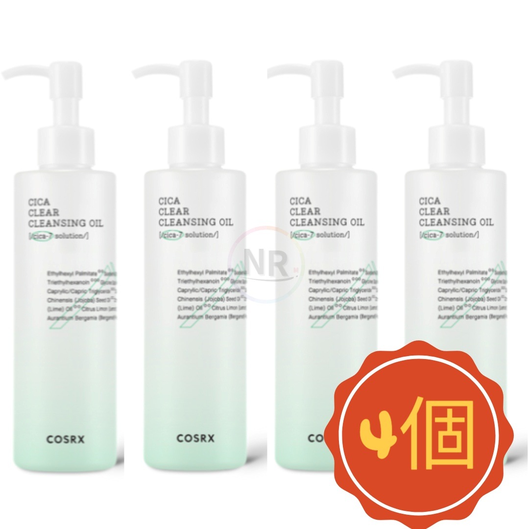 (4個) ピュアフィット シカ クリア クレンジングオイル 200ml (鎮静/弾力/保湿/栄養供給/活力/しわ防止)