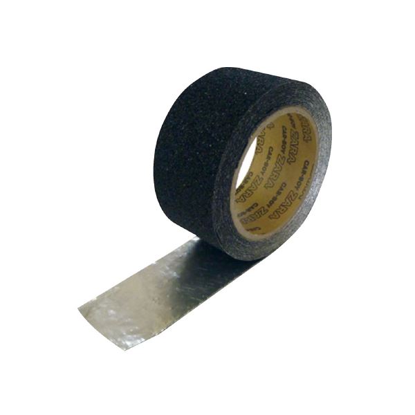 (まとめ）カーボーイ すべり止めテープザラザラブラック50mm×5m(×5セット)