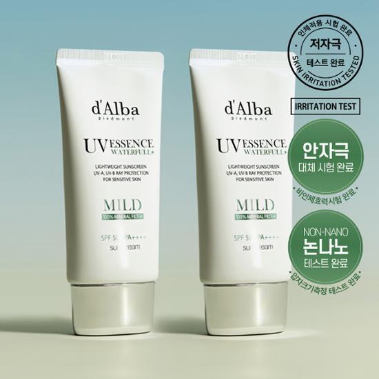 dAlba ダルバ ウォーターフルマイルド 日焼け止め デュオ企画 (50ml+50ml)