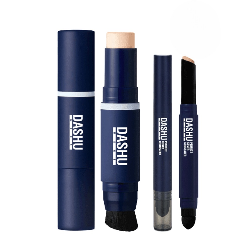 メンズ マルチ カバー スティック ファンデーション + パーフェクト カバー コンシーラー