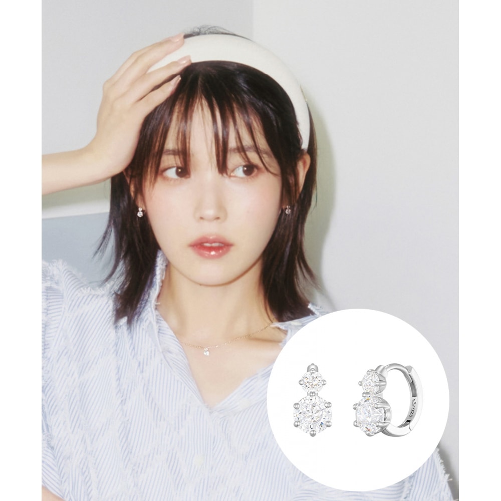 ジェスティーナ [アイユピック] ホワイトモンドイヤリング (JLJEQ3BS300SW000)