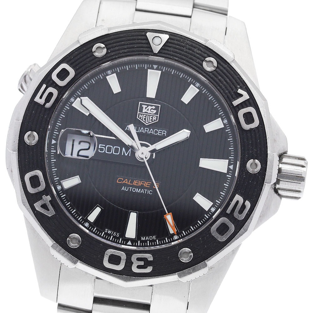 タグホイヤー TAG HEUER WAJ2110.BAQ870 アクアレーサー キャリバー5 デイト 自動巻き メンズ 保証書付き_890733【中古】