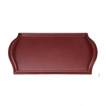 福井クラフト　耐熱A）尺5波渕トレー銀朱パール弱SL 11008360