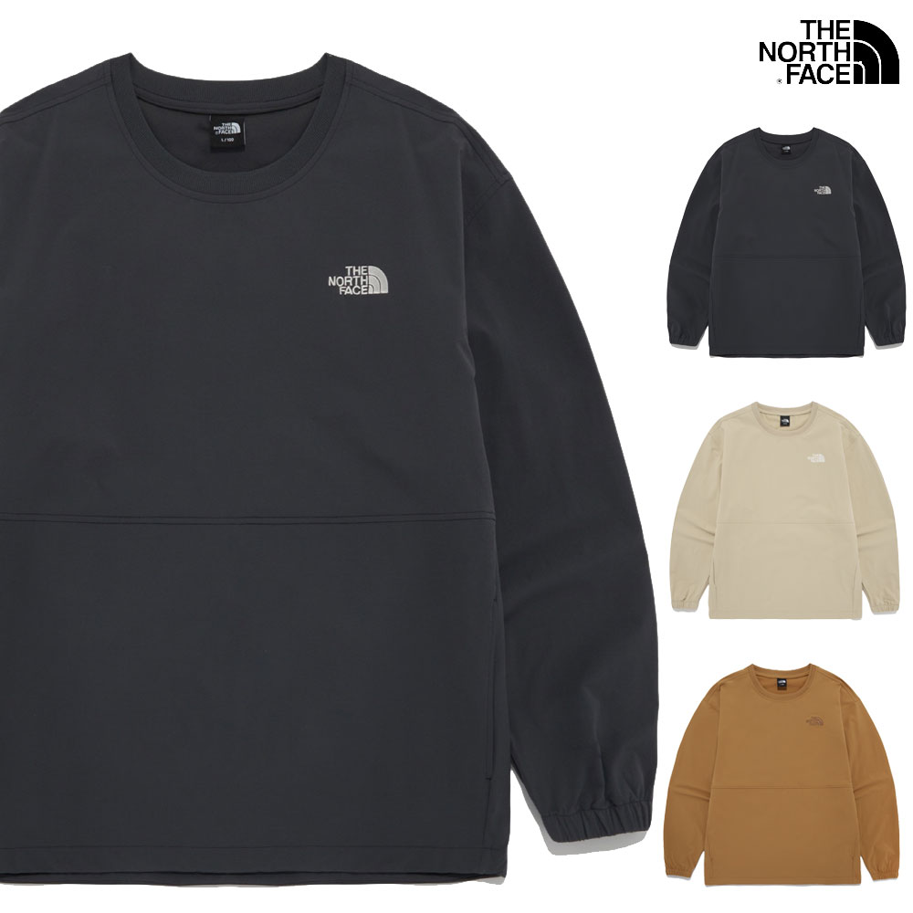 メンズアクシス丸首シャツ長袖シャツユニセックスニートシャツ M’S AXIS CREWNECK 全3カラー NM5MQ51