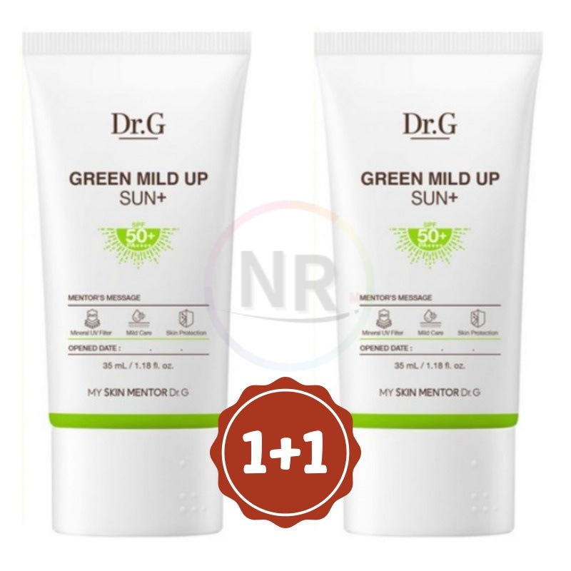 1+1 ドクタージーグリーンマイルドアップサンプラスSPF50+ PA++++ 35ml