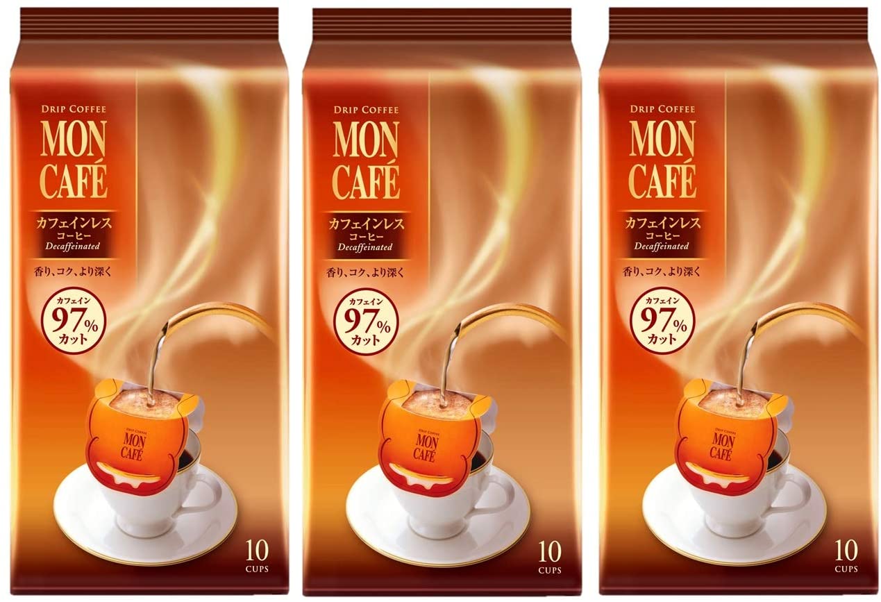 モンカフェ カフェイン SALE 最大66％オフ！ 89%OFF レス 10P3袋 コーヒー