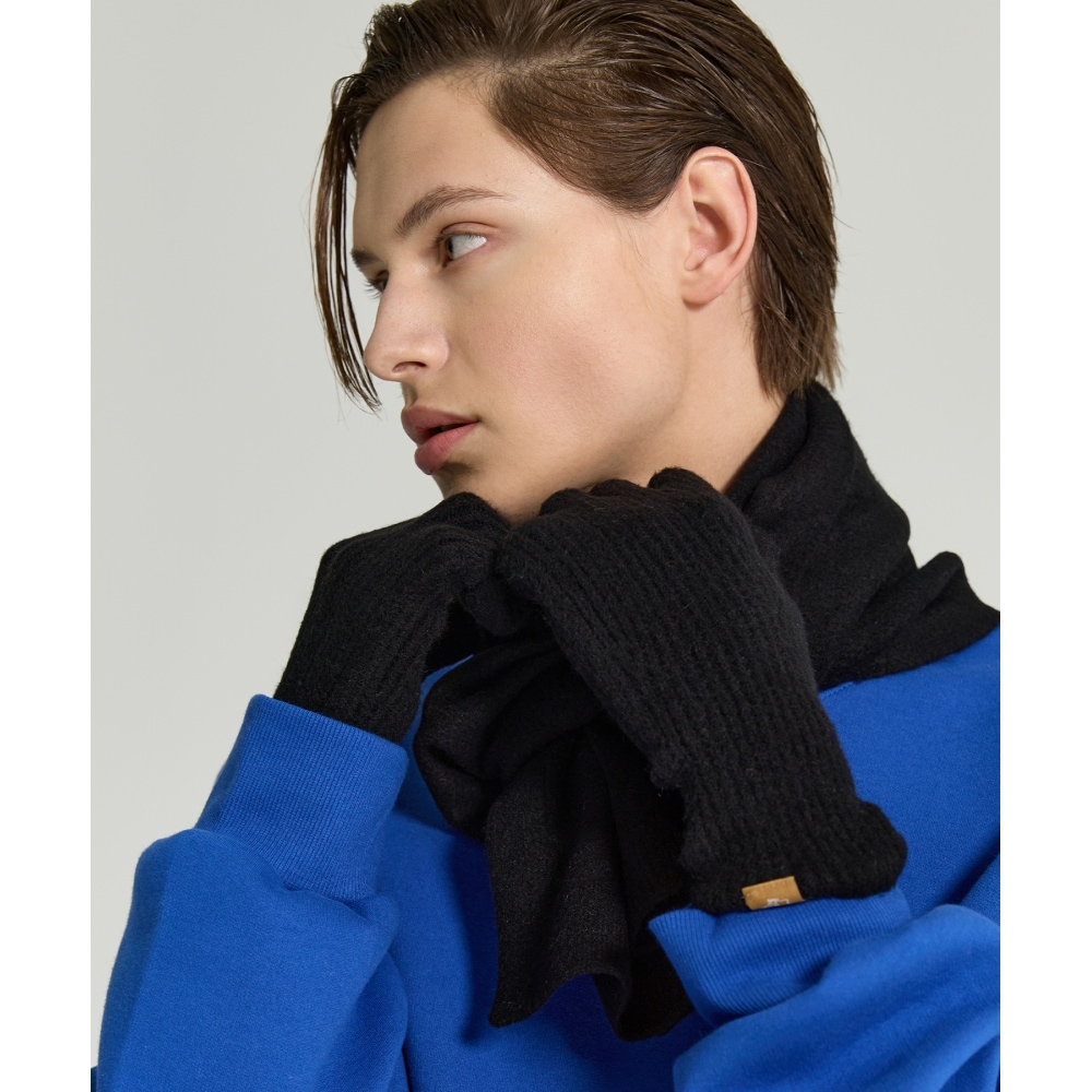 RECLOW RC ニットグローブマフラーセットブラック