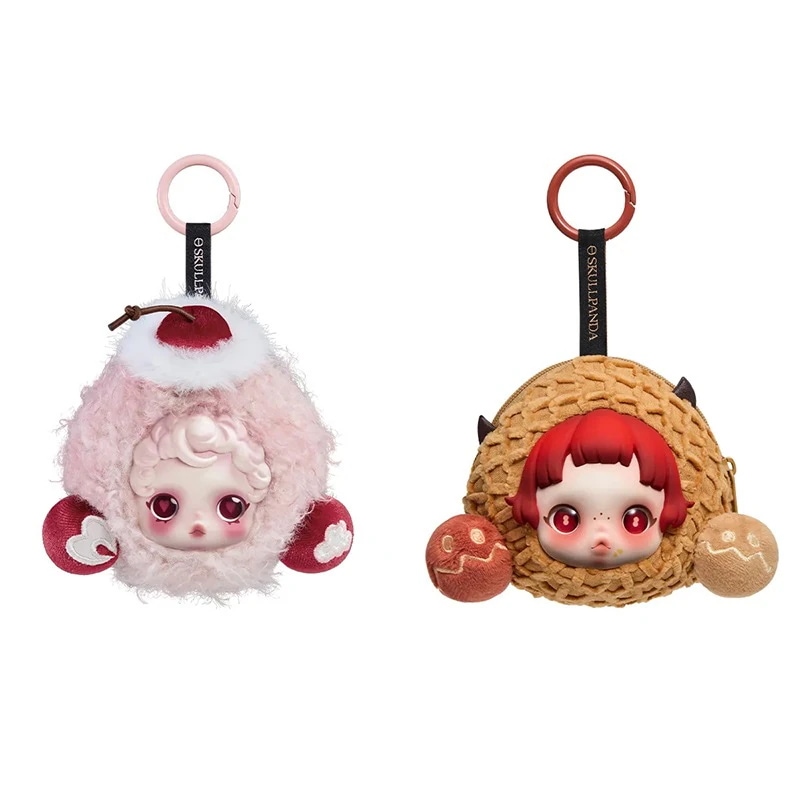 公式正規品SKULLPANDA You Found Me！シリーズ イヤホンケース Moldy Muffin イヤホンケース ヘッドホン収納ボックス 収納袋 小銭入れ ヘッドホン充電ケーブル