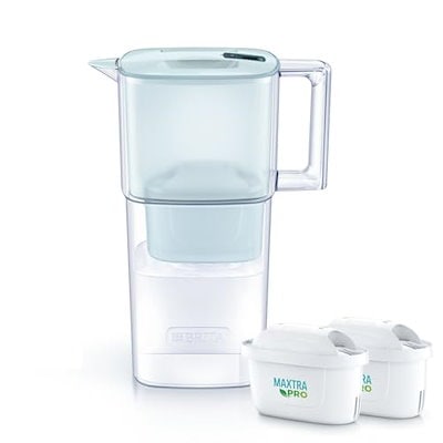 他サイト： ブリタ 浄水器 ポット型 PFOS/PFOA除去試験済 ろ過水容量:1.15L(全容量:2.2L)【日本正規品】リクエリ パウダーブルー マクストラプロ ピュアパフォーマンス カートリッジ 2個付の商品画像