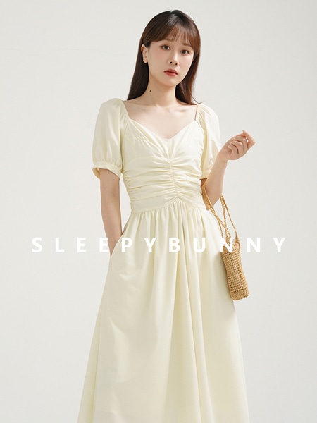 Sleepy Rabbit フレンチサマースリム初恋ドレス