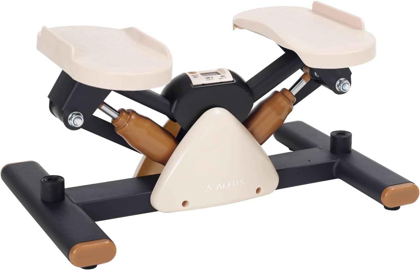 アルインコ(ALINCO) ステッパー油圧 シリンダー メーター表示 ワイドペダル 保護マット ダイエット器具 ながら運動 踏み台 静音