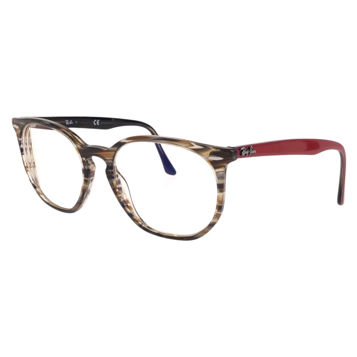 HEXAGONAL 男女兼用 ブラウン レッド プラスチック 7151 5802 5219 145 メガネフレーム レディース 504500