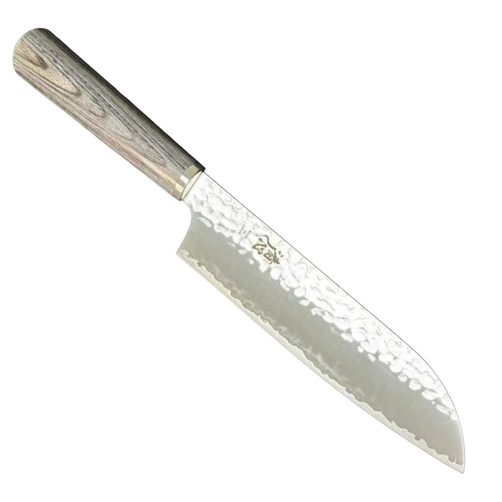 清心 VG10 槌目 チャコール合板柄 シリーズ 三徳 165mm 日本製 Santoku VG10 Tsuchime Plywood 165mm ナイフ 包丁 高級