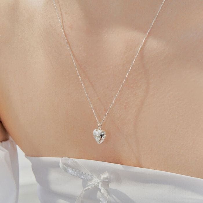 [silver925] youth heart necklace おしゃれ アイドル愛用ブランド 韓国人気 韓国ファッション