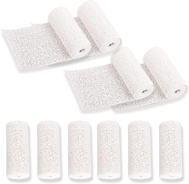 石膏 造形 グラス ファイバー テープ 石こう プラモデル 工作 ギプス ジオラマ 模型 セッコウ ランプシェード 10個(白, 10個)