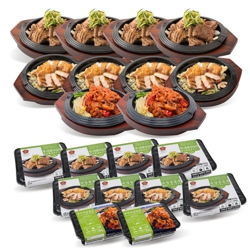 満腹バーベキューセット【セット内容】豚カルビ(4個) サムギョプサル(4個) チュクミサンギョッサル(2個) 韓国料理 韓国食品 お取り寄せグルメ 冷凍食品 韓国グルメ ミールキット メガ割 7,884円