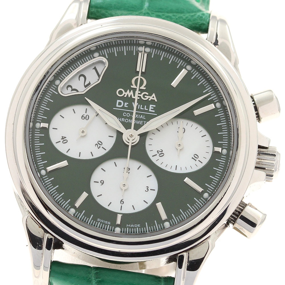 オメガ OMEGA 4878.90.39 デビル コーアクシャル クロノメーター 自動巻き レディース 良品 _921845【中古】