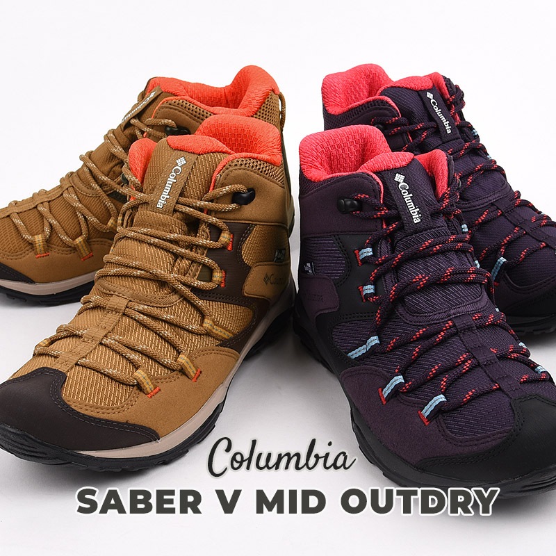 セイバー ファイブ ミッド アウトドライ YL2365 286 327 506 レディース トレッキング カジュアル シューズ