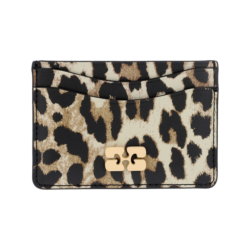 ガンニ A6541 943 レオパードバタフライロゴカードホルダー