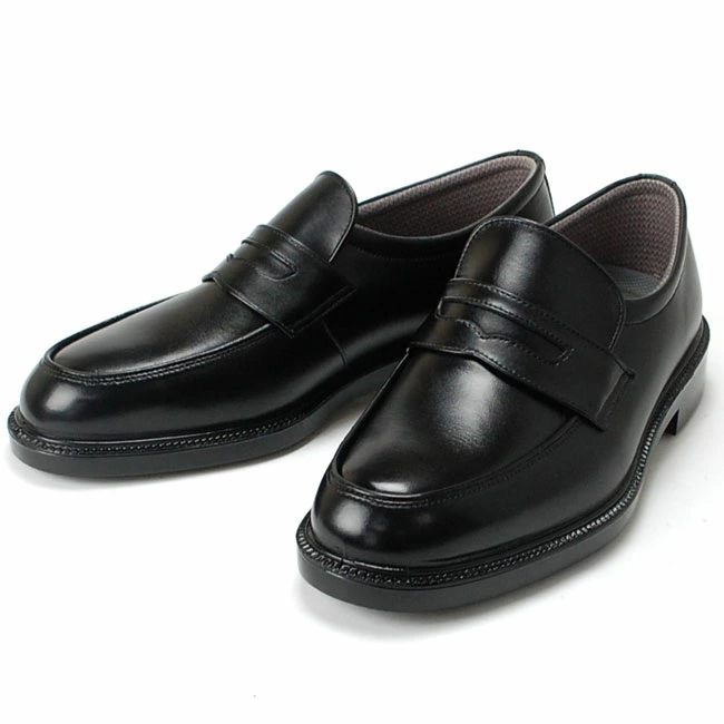 アサヒ 通勤快足 TK31-24 ビジネスシューズ ローファー タイプ ブラック 24cm28.0cm