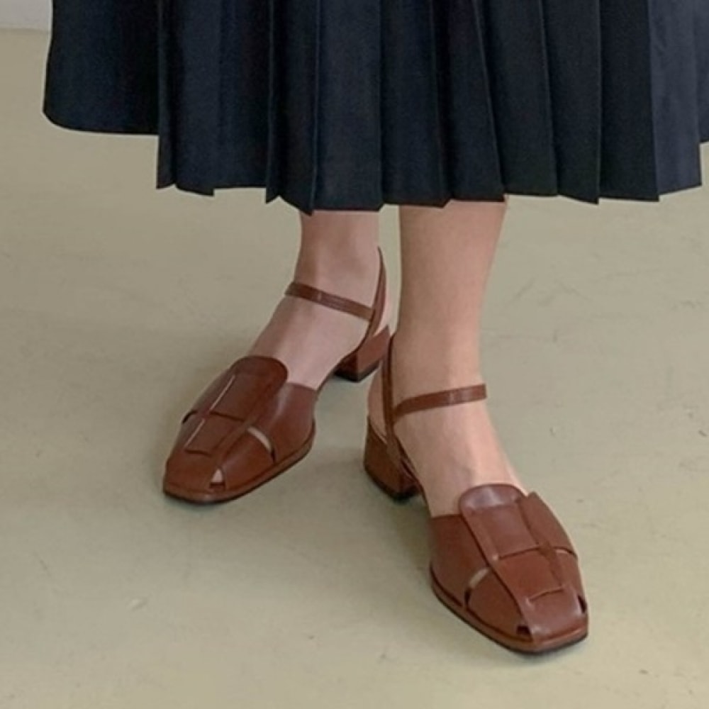 (Ninas Paris) オープンポイントメリージェーンローファー