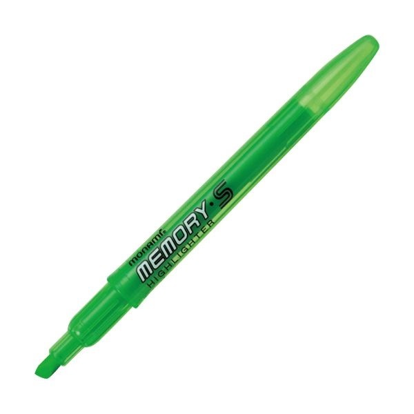 （まとめ） モナミ 蛍光ペン MEMORYSHIGHLIGHTER 緑 18410 1本 100セット