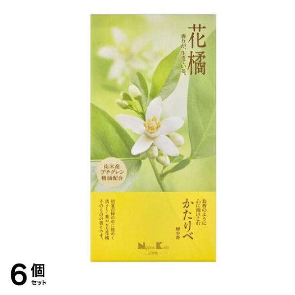 日本香堂 かたりべ 花橘 バラ詰 100g 6個セット
