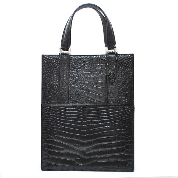 【新規OPEN】【期間限定セール】【激安】【新品未使用】最高級本クロコダイル革　JRA認定　国内縫製　男女兼用　縦型モデル　トートバッグ　TK-NTTB