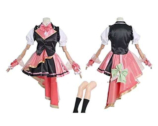 甘露寺 蜜璃(かんろじ みつり) 舞台服 撮影 可愛い 衣装 コスチューム 仮装