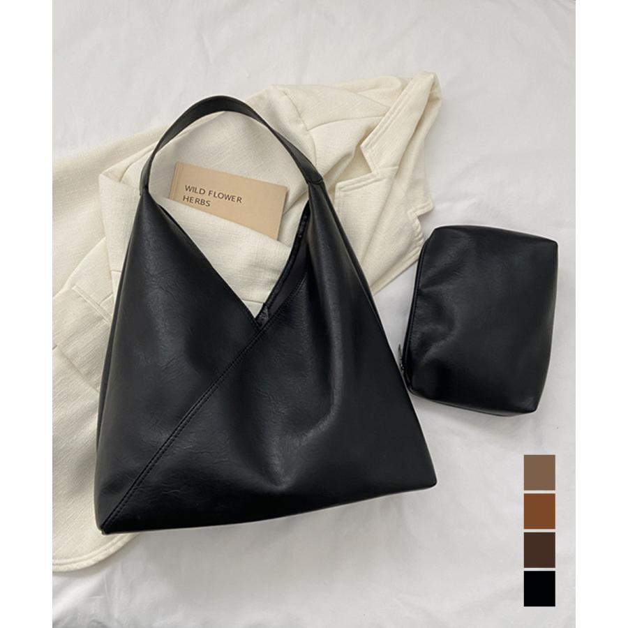 【本日限定 】バッグ トートバッグ ポーチ付き 無地バッグ 4,878円