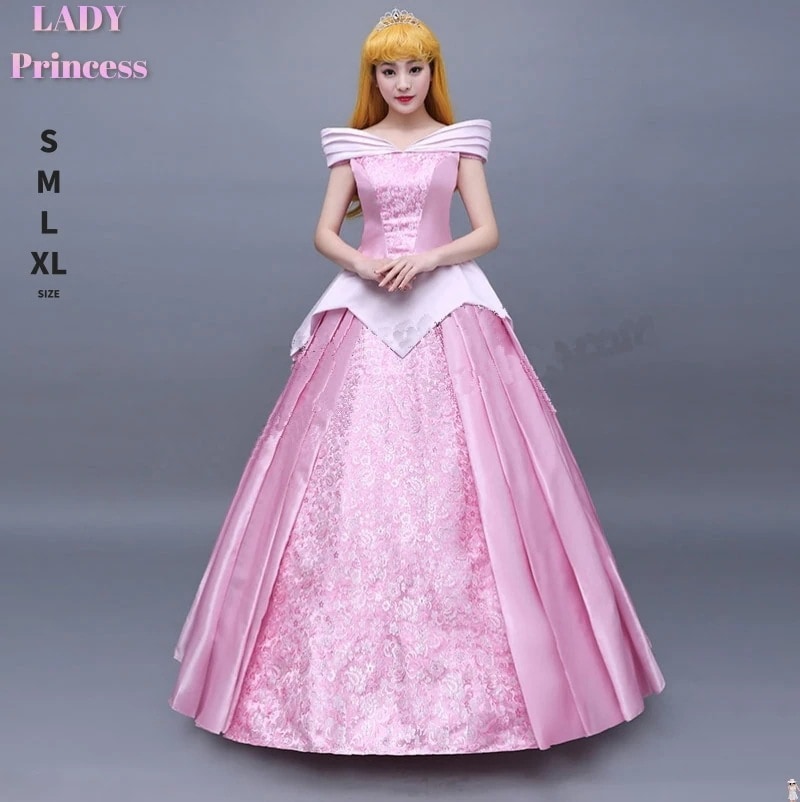 プリンセスドレス 大人用 ハロウィン お姫様 ドレス 眠り姫 コスプレ 衣装 レディース 仮装 ワンピース コスチューム プリンセスドレス なりきり 童話 女王様 大人 大人用 コスプレ衣装 女性 ハ