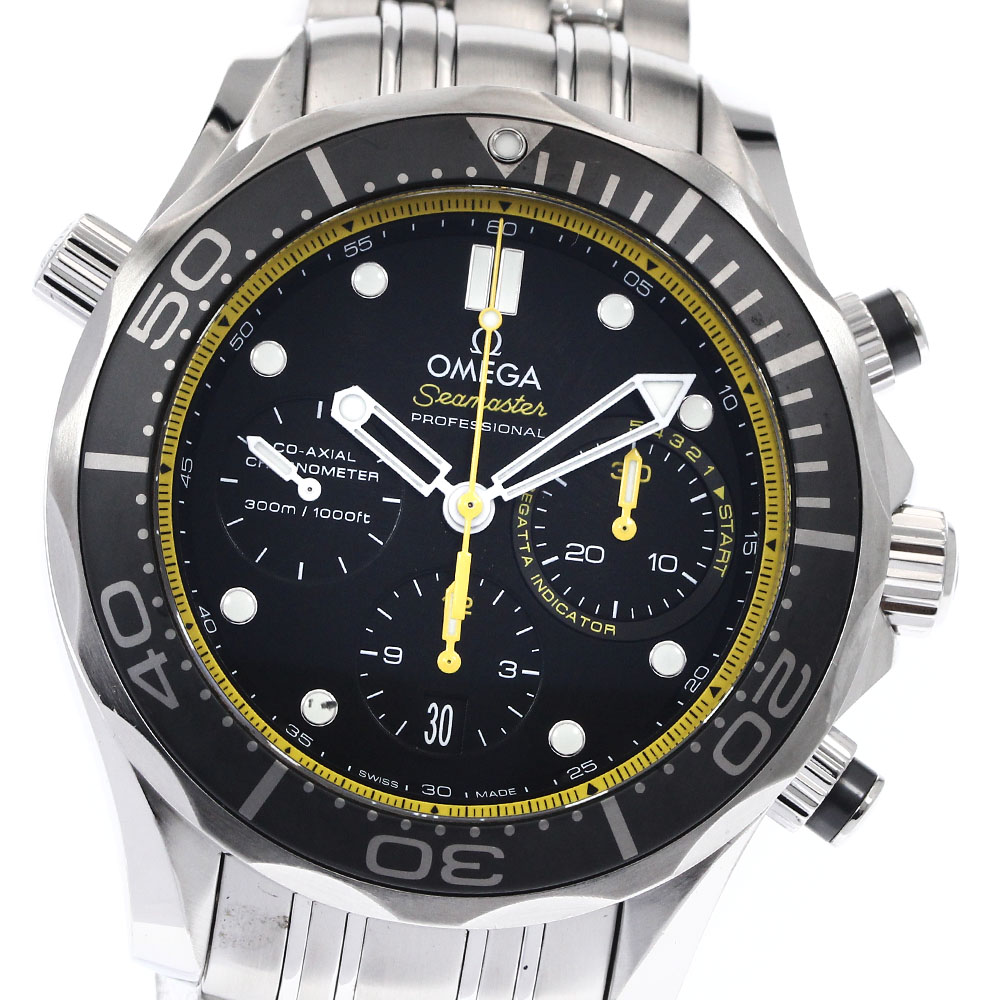 オメガ OMEGA 212.30.44.50.01.002 シーマスター ダイバー 300m コーアクシャル クロノグラフ 自動巻き メンズ _899939【中古】