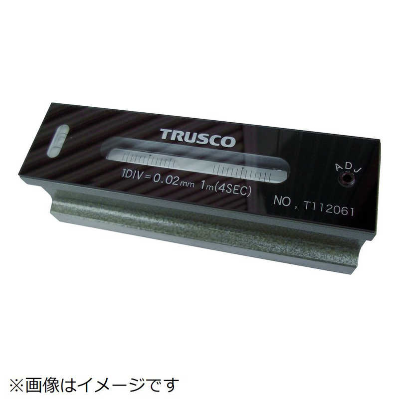 トラスコ中山　平形精密水準器 B級 寸法200 感度0.05　TFLB2005