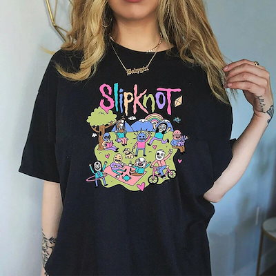 retocks　Ｔシャツ　半袖　スリップノット　プリント　2024　コットン 4822916417.g_400-w-st_g.jpg