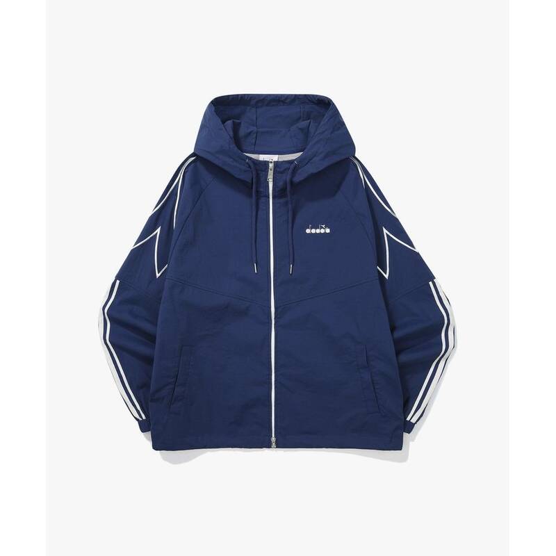 ディアドラ diadora ベント フードジャケット BLUE D5123LWT25BLD 401647