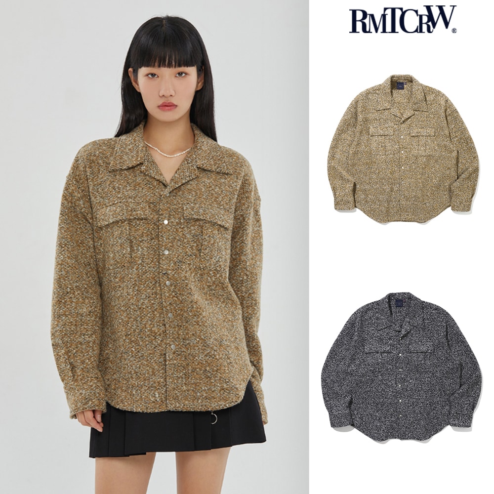 【ROMANTIC CROWN】 WESTERN OPEN COLLAR SHIRT JACKET