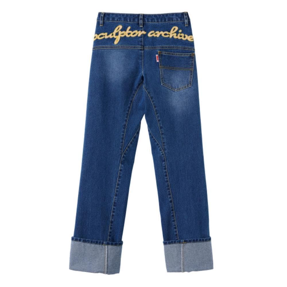 スカルプター Applique RollUp Denim Brushed Indigo SC24S413B