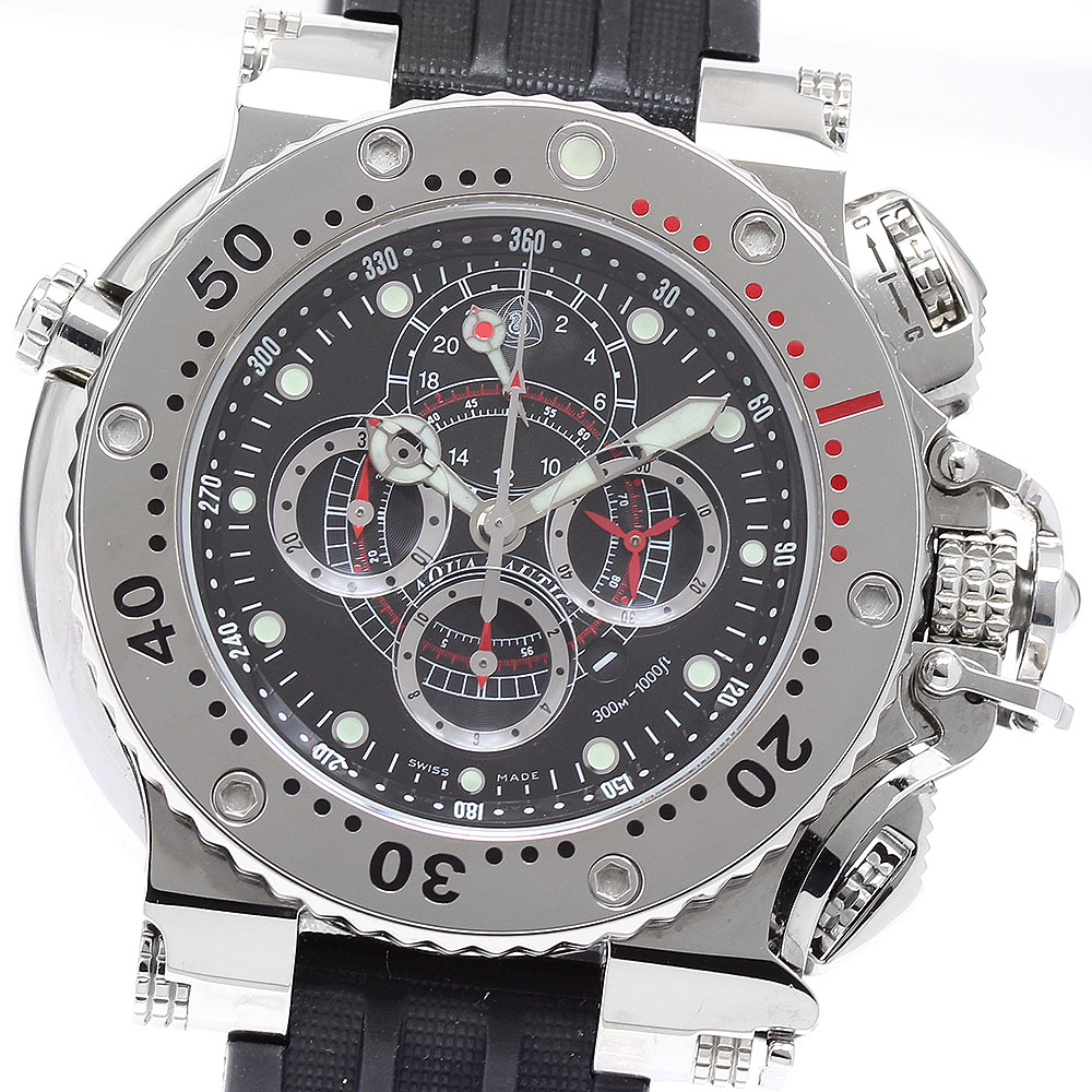 アクアノウティック AQUANAUTIC K2TZ0002NDS0 キングクーダ クロノグラフ 自動巻き メンズ 保証書付き_895199【中古】