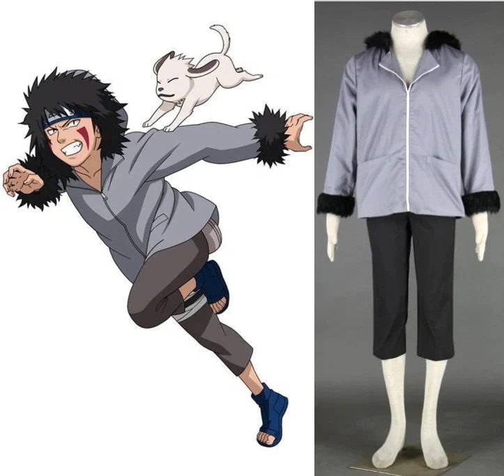 犬塚キバ ナルト コスチューム期間限定30％ コスプレ衣装パーティーイベント用品コスプレ変装仮装