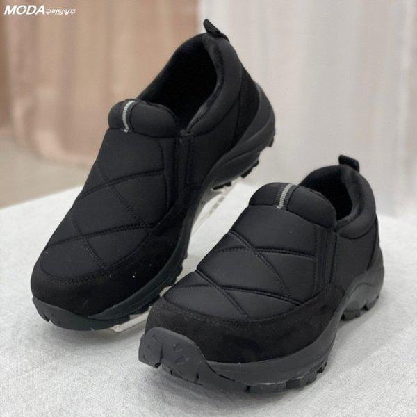 軽量クッションUP起毛防寒靴 パディング 女性 スニーカー スリッポン 2WC99XO_GN