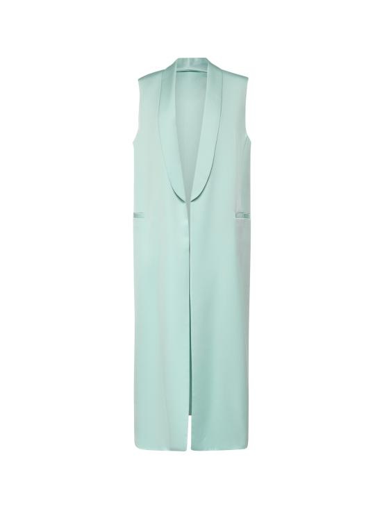 GENNY Women Vests 80AAP547 N0707189 CANAL GREEN