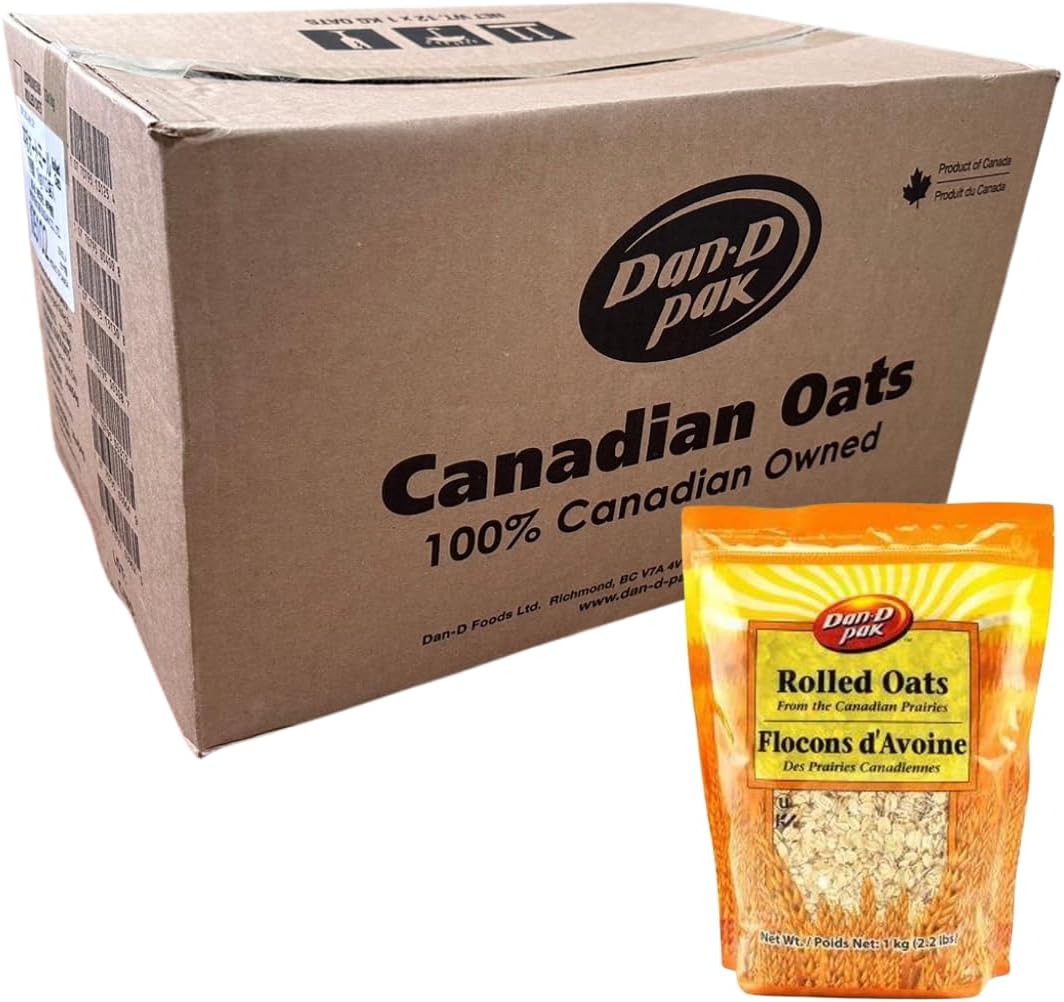 Dan-D Pak 本格オートミール Rolled Oats 1kg×12【ケース販売】