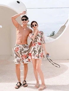 水着 スリーピース レディース水着 メンズパンツ カップルセット ペア水着 女の子 水着 レディース 可愛い 大きいサイズ 大人用 水着 体型カバー ラッシュガード スクール