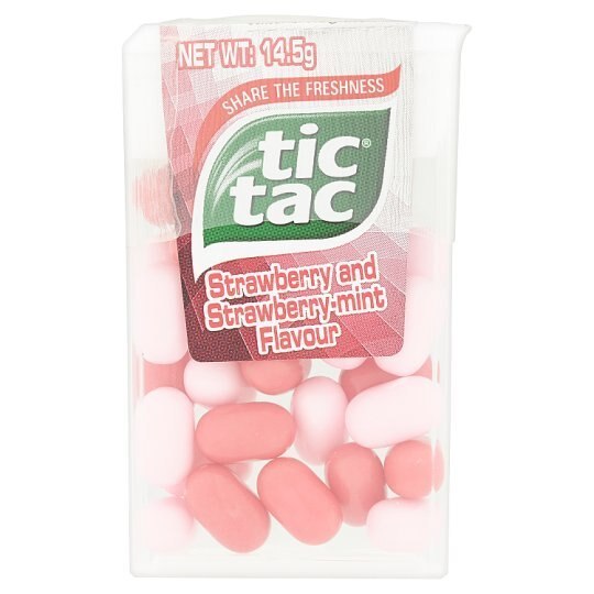 その他 Tic Tac Strawberry & Strawberry-Mint Flavour Candies 14.5g