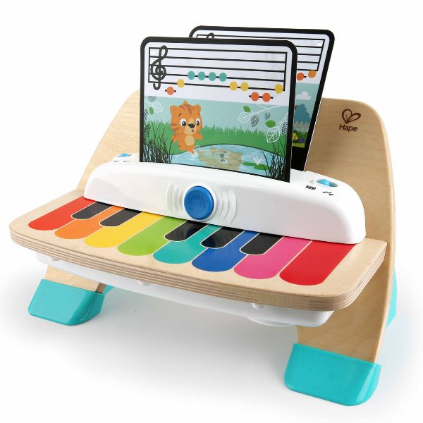 赤ちゃん ベビー おもちゃ マジックタッチ ピアノ 楽器玩具 音楽 木製ピアノ 知育玩具 安全 楽しい 木製おもちゃ キッズツー Kids2 男の子 男 女の子 女 1歳 2歳 3歳 出産祝い 幼児