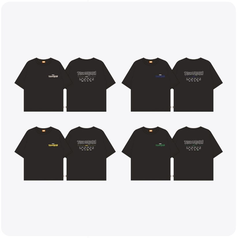 【4種選択】 STAYC - (TOUR T-SHIRT) 1ST WORLD TOUR [TEENFRESH] IN EUROPE OFFICIAL MD