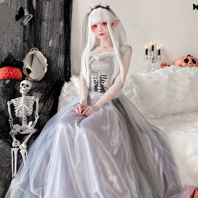 大人の女性のための新しいハロウィンコスチューム吸血鬼コスプレ Cos 衣装魔女ゾンビ花嫁服