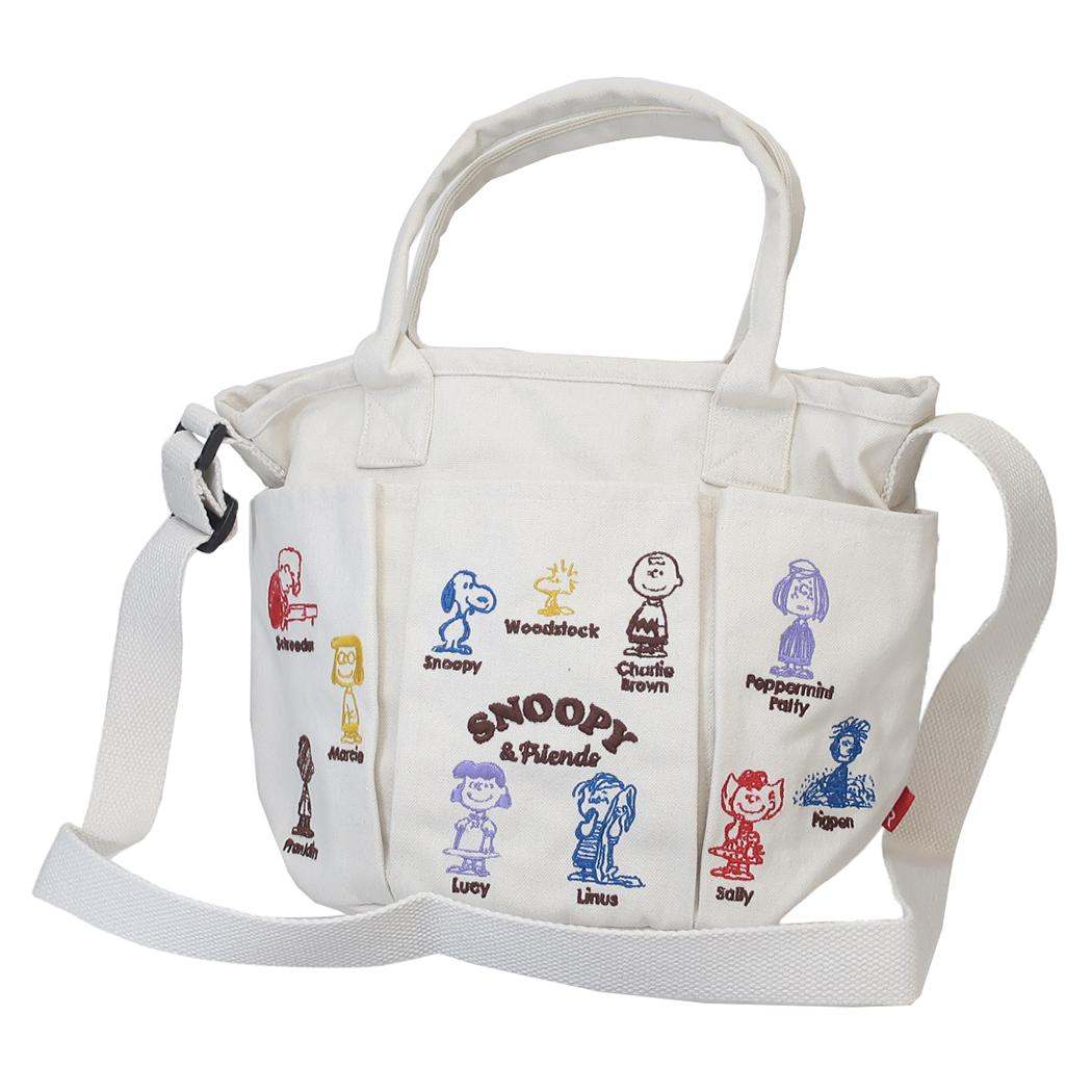スヌーピー IP.デリ.ポケッツ.Peanuts－0C DELIミニバッグ Ivory