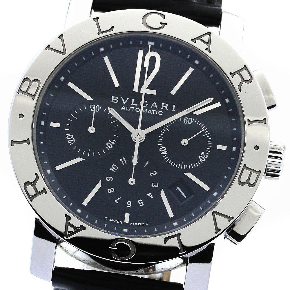 ブルガリ BVLGARI BB42SLCH ブルガリブルガリ クロノグラフ 自動巻き メンズ _880072【中古】
