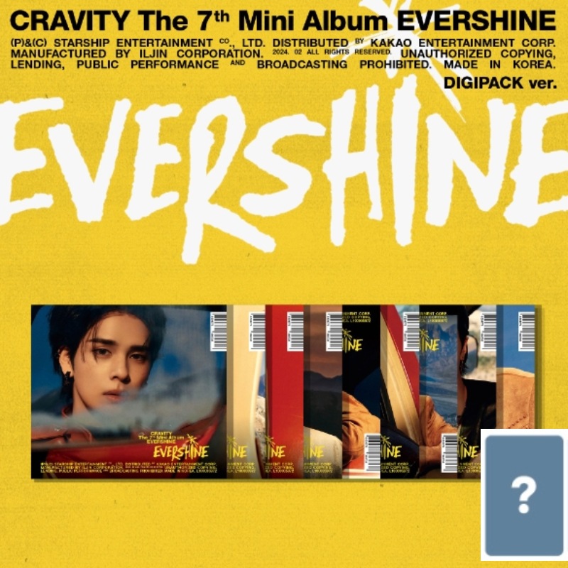 [starship特典EVENT]CRAVITY 7TH MINI ALBU M EVERSHINE SE T(9点セッ ト)